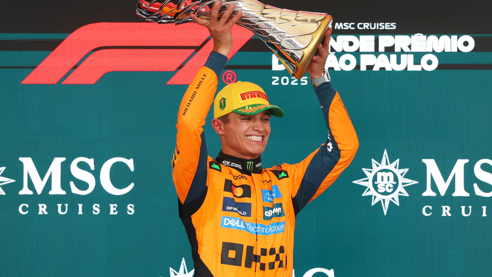 Lando Norris se impone en Gran Premio de Brasil