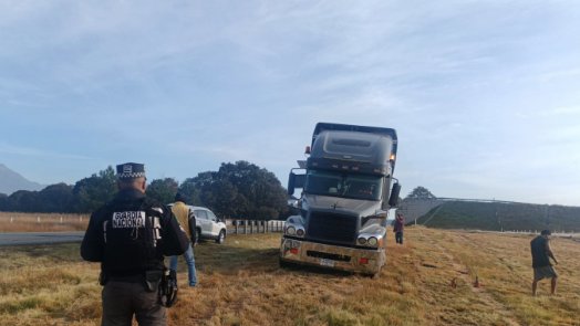 Accidente provoca cierre parcial en la Amozoc–Perote