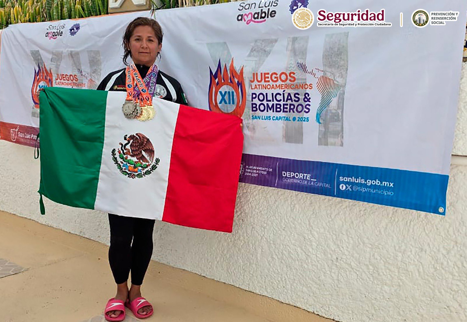 Personal Penitenciario destaca en Juegos Latinoamericanos de Policías y Bomberos