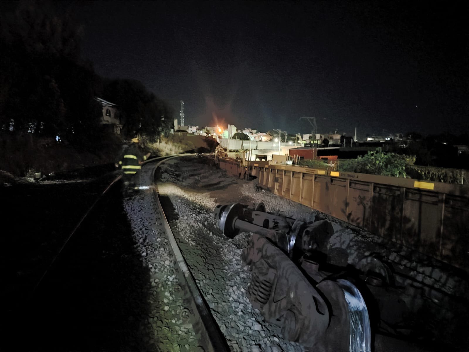 Un tren se descarriló en Zacatecas, no hay heridos, sólo daños materiales 
