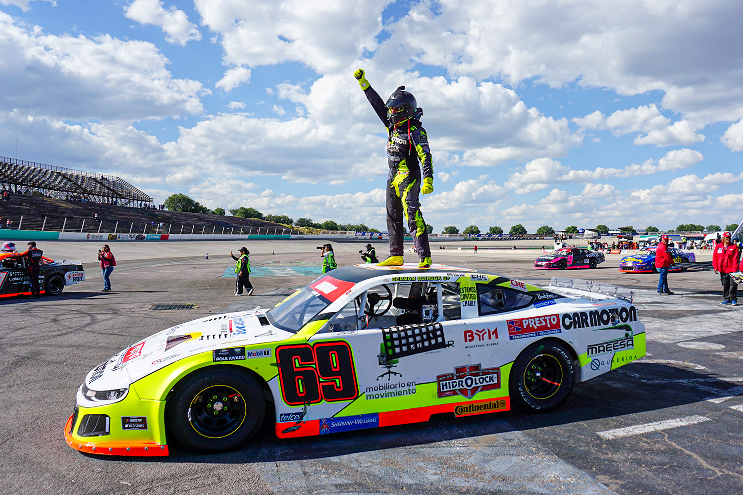 Germán Quiroga llega a Puebla por su cuarto título de NASCAR México Series