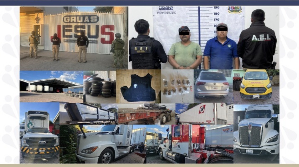 Desmantelan deshuesadero en Tecamachalco y detienen a dos 