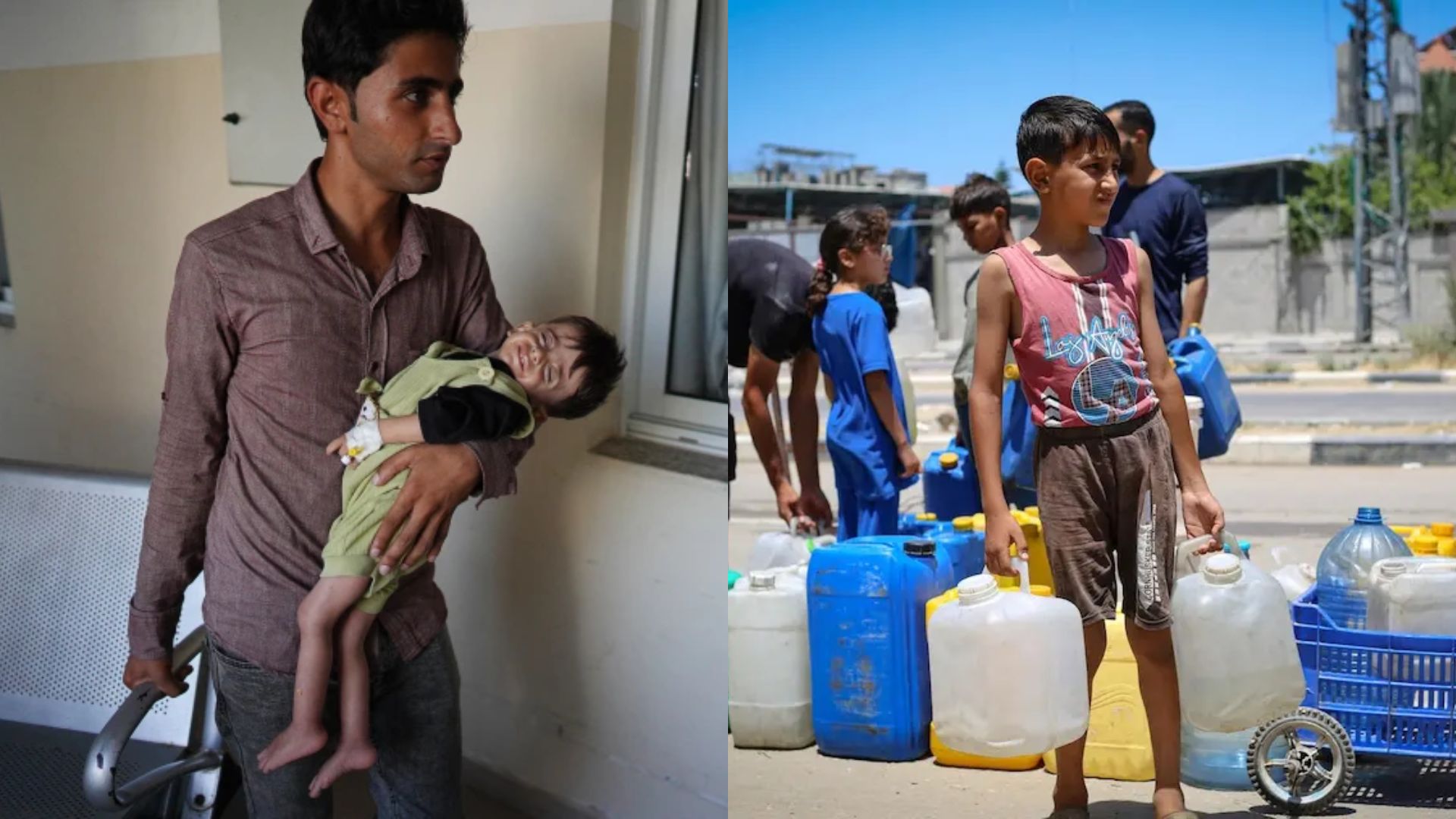 Por ataques israelís, en Palestina se está sufriendo una grave escasez de agua