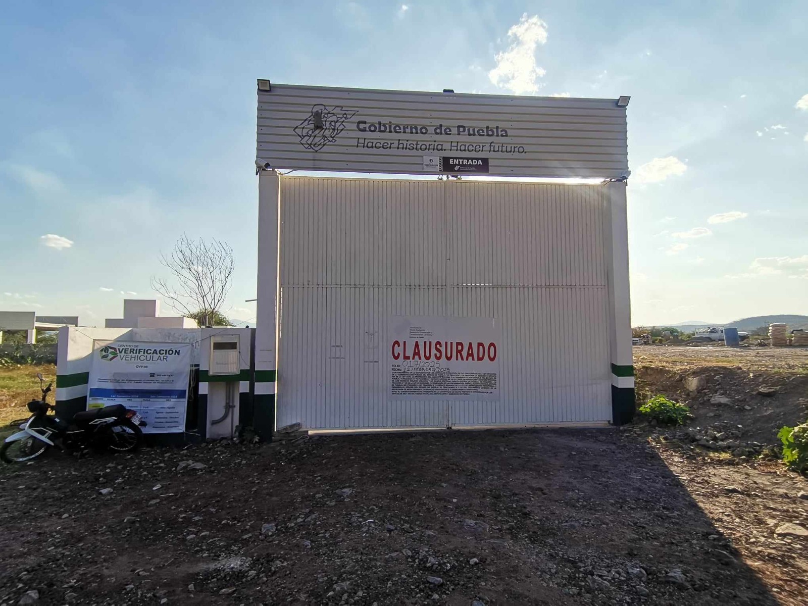 Quitan de página de citas de verificación vehicular al módulo de Izúcar 