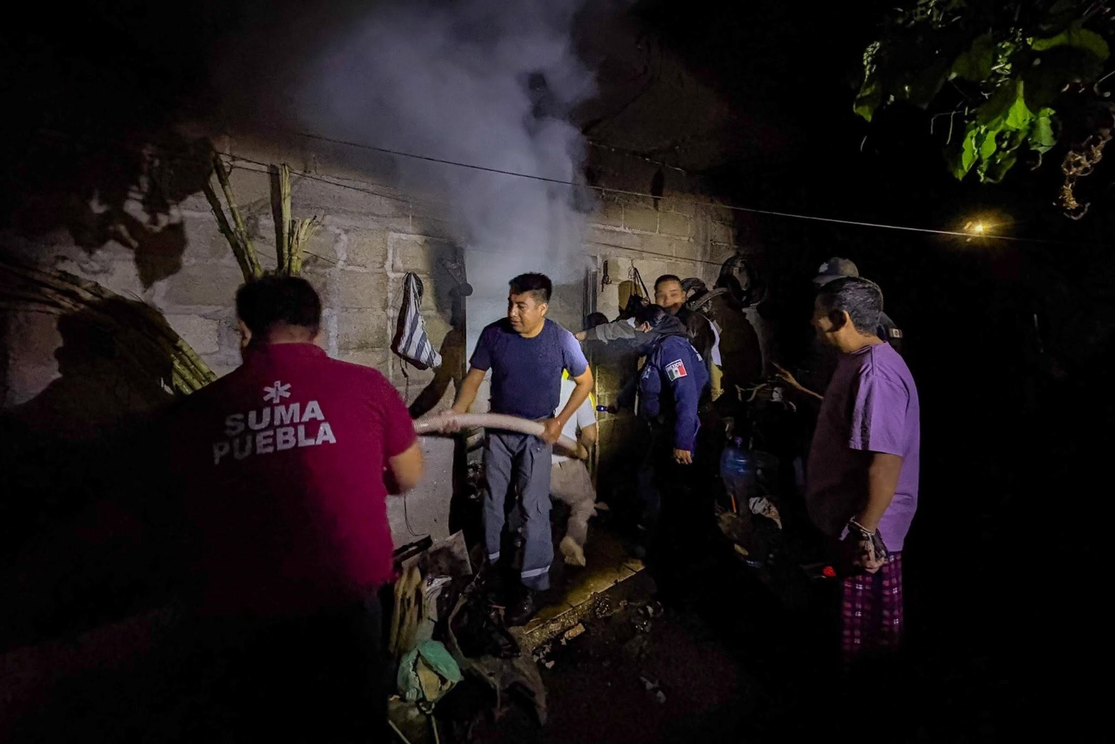 Se calcina vivienda en Tepeojuma 