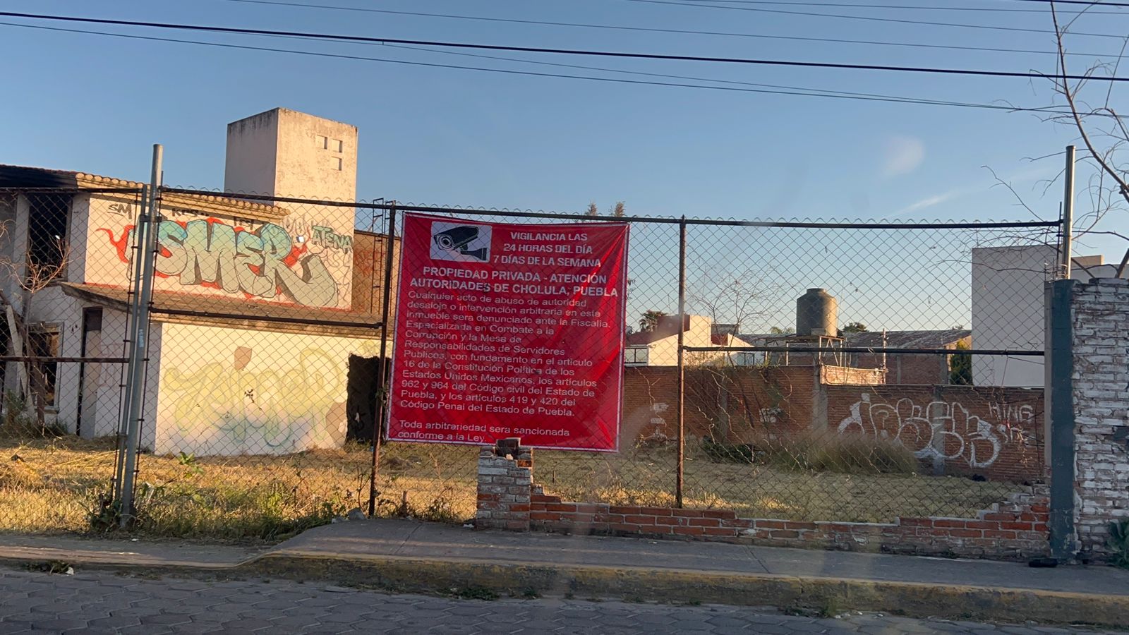 Revisarán estatus del predio La Virgen en San Andrés Cholula