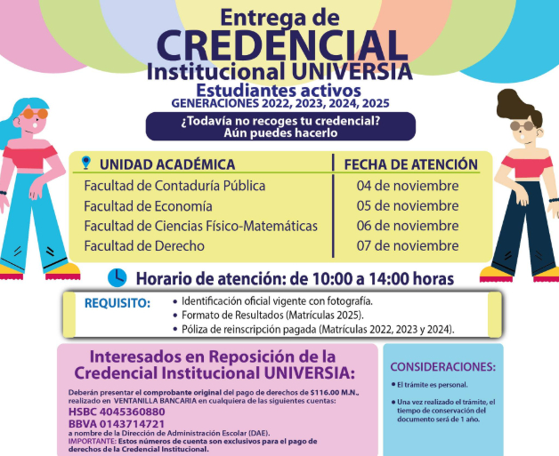 BUAP anuncia nuevas fechas para entrega y reposición de credenciales estudiantiles