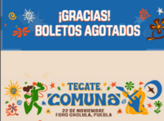Se agotan los boletos para el Tecate Comuna 