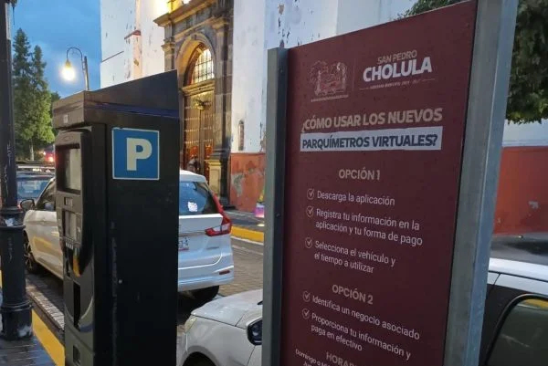 Reanudan operación de parquímetros en San Pedro Cholula