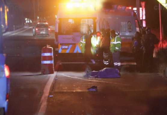 Hombre muere atropellado en la autopista Tlaxcala–Texmelucan; responsable se da a la fuga
