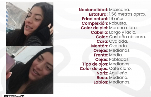 Buscan a Hanna Yamile, joven de 19 años desaparecida en Chignahuapan