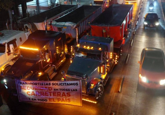 Arranca este lunes el paro nacional de transportistas con bloqueos en todo el país