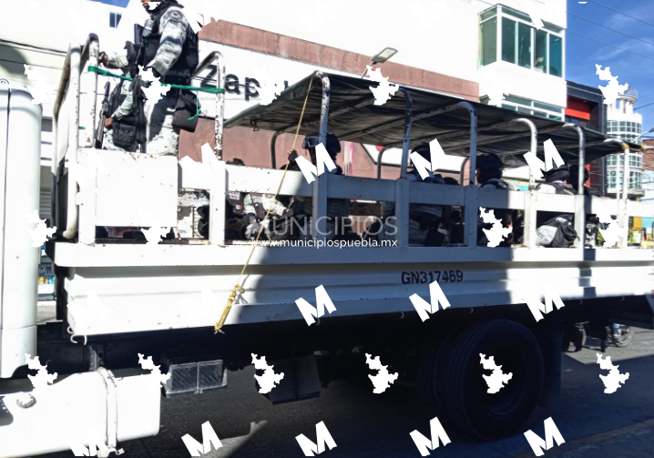 En Texmelucan se mantienen a elementos de la GN y Defensa