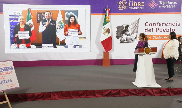 Armenta destaca incorporación de mujeres a Ministerios Públicos en Casas Serdán en la mañanera