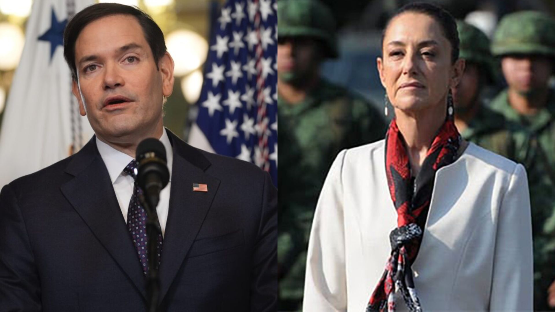 Marco Rubio descarta invasión militar a México y vocea apoyo por Sheinbaum