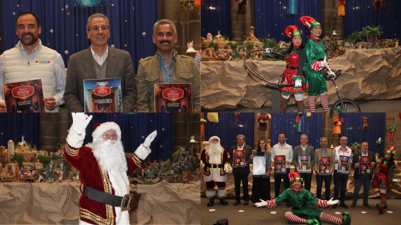 Puebla lanza su agenda navideña 2025 con más de 500 actividades culturales