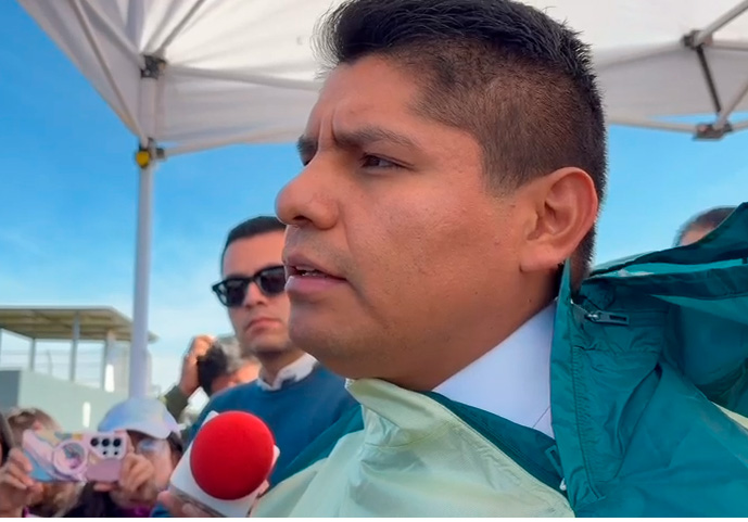 Asegura Omar Muñoz que perforación de pozo será para la comunidad de Sanctorum