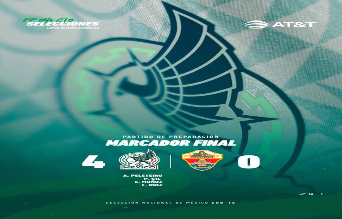 Sub-15 arranca con goleada su gira de preparación