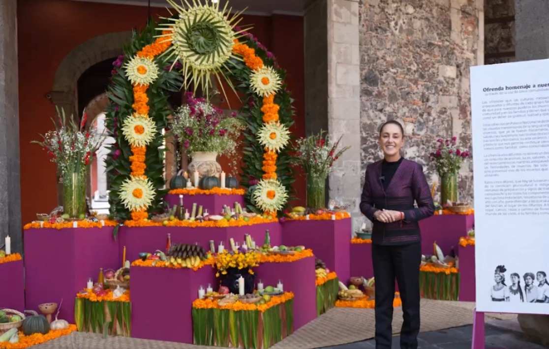 La Ofrenda de Palacio Nacional está dedicada a las Mujeres del campo