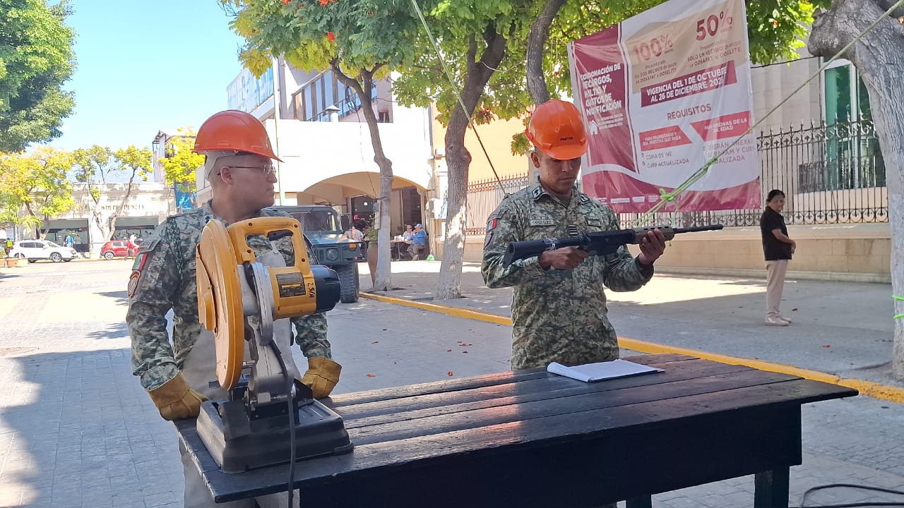 Destruye el Ejército Mexicano 200 armas de fuego en Tehuacán