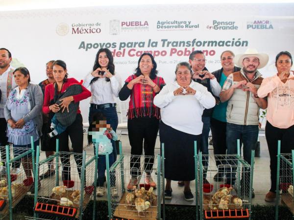 Gobierno del Estado impulsa transformación del campo en Totimehuacan