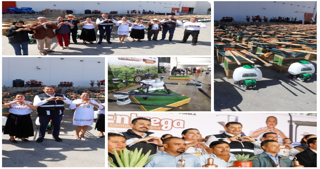 Mega entrega de apoyos para el campo, acto de justicia en Puebla