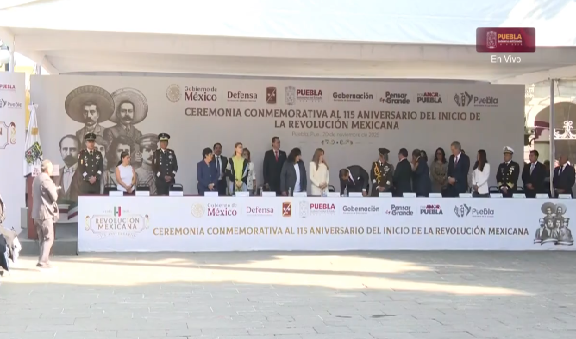 EN VIVO Desde Puebla respaldan a Sheinbaum en la conmemoración de la Revolución Mexicana