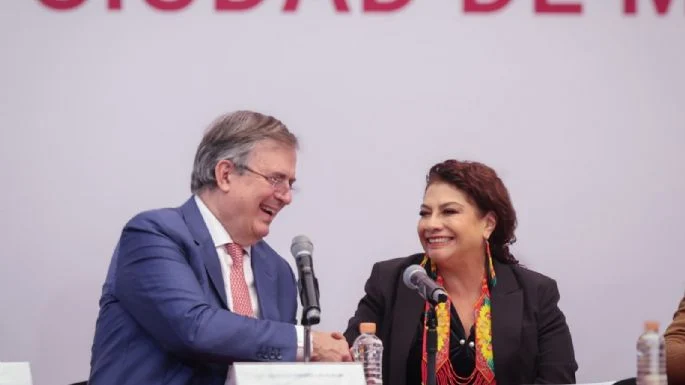 Clara Brugada y Marcelo Ebrard trazan ruta para el papel de CDMX en el T-MEC