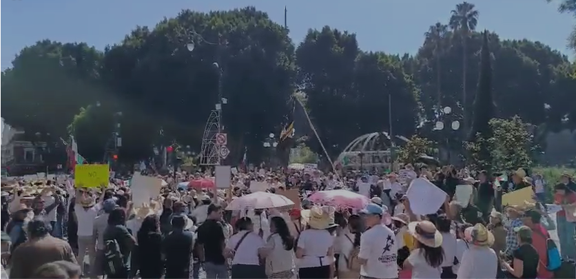 VIDEO México, México, fue el grito de la marcha de la Generación Z en Puebla