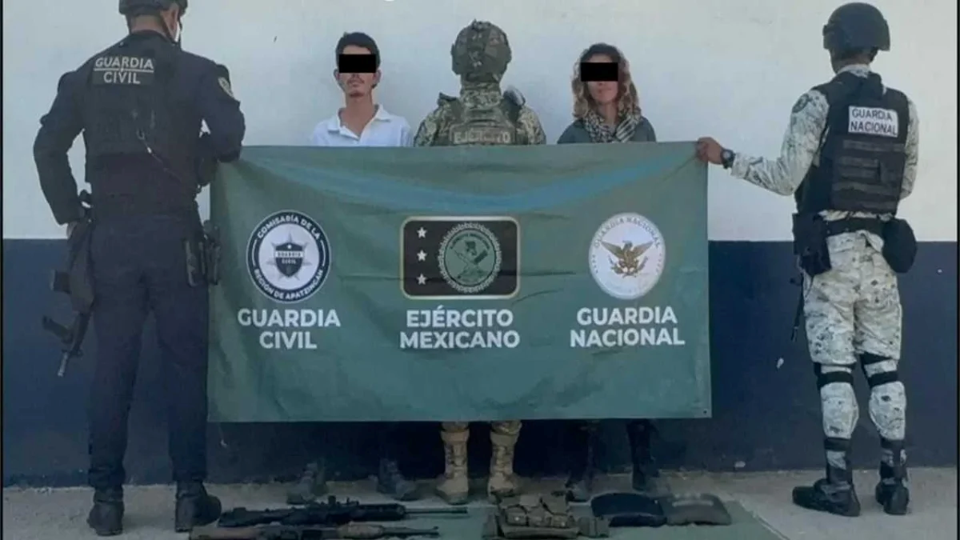 En Michoacán fueron detenidas cinco personas, se aseguraron armas de fuego y droga