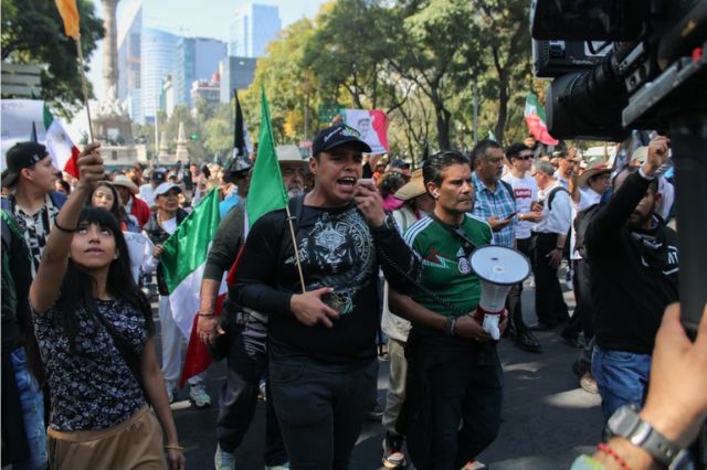 Protesta de la Generación Z reúne pocos jóvenes y denuncia avance del narco