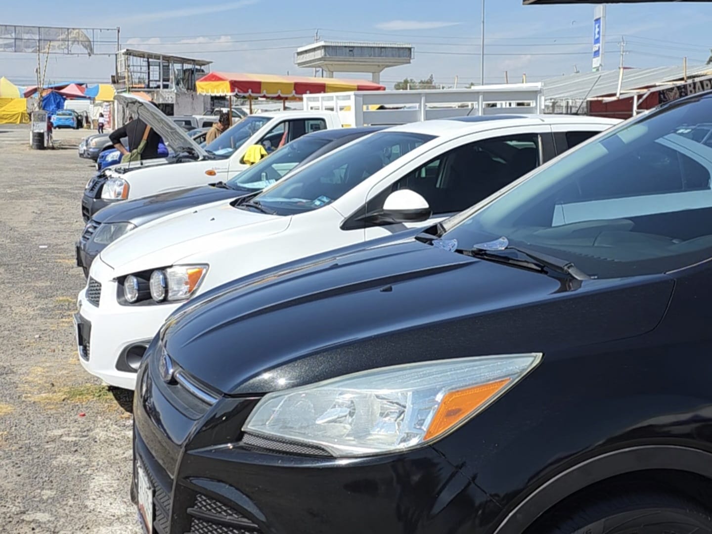 Acerca módulo informativo de compra vehículos al tianguis de autos en Texmelucan