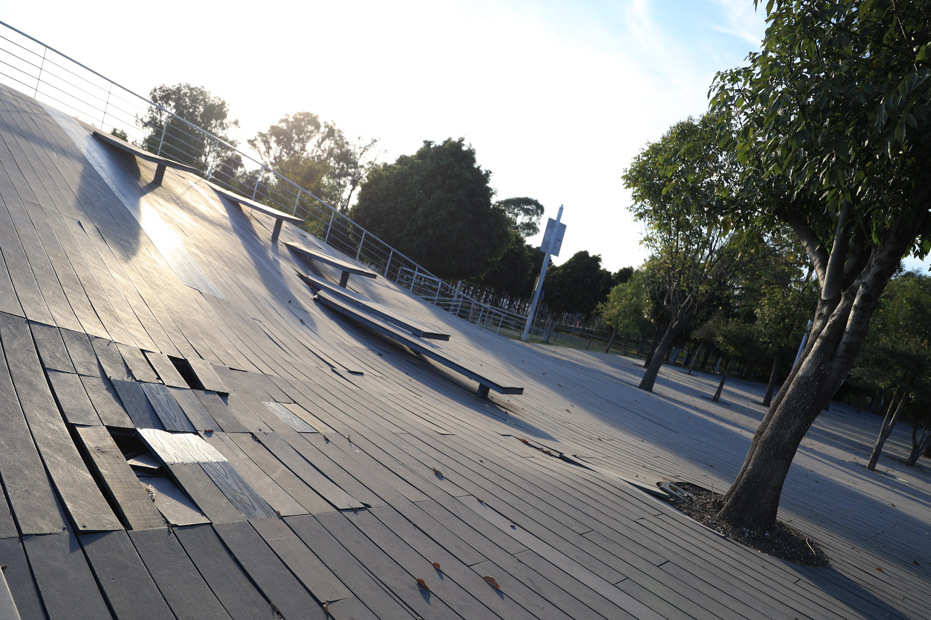 Comienza rehabilitación del Mirador del Parque Mantarraya en Puebla