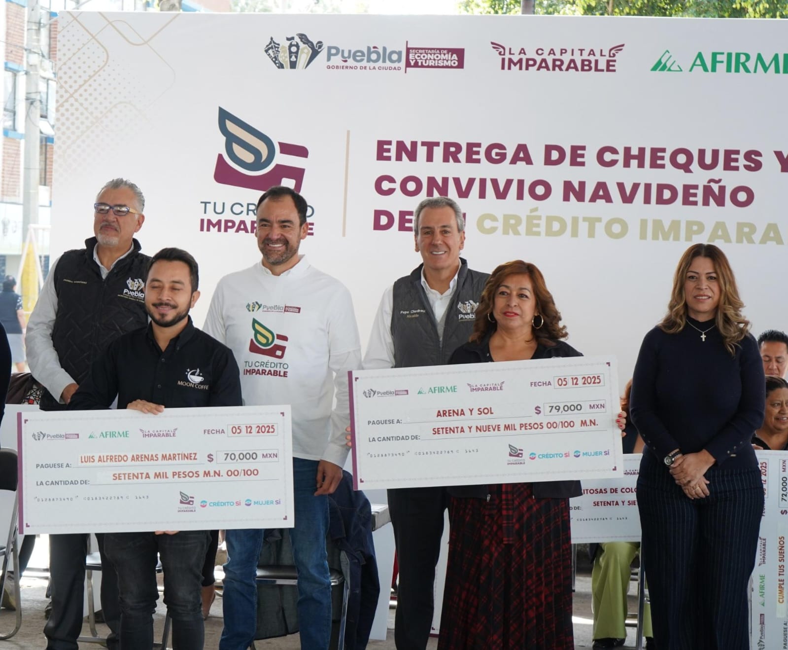 Encabeza Chedraui entrega de cheques de Tu crédito imparable