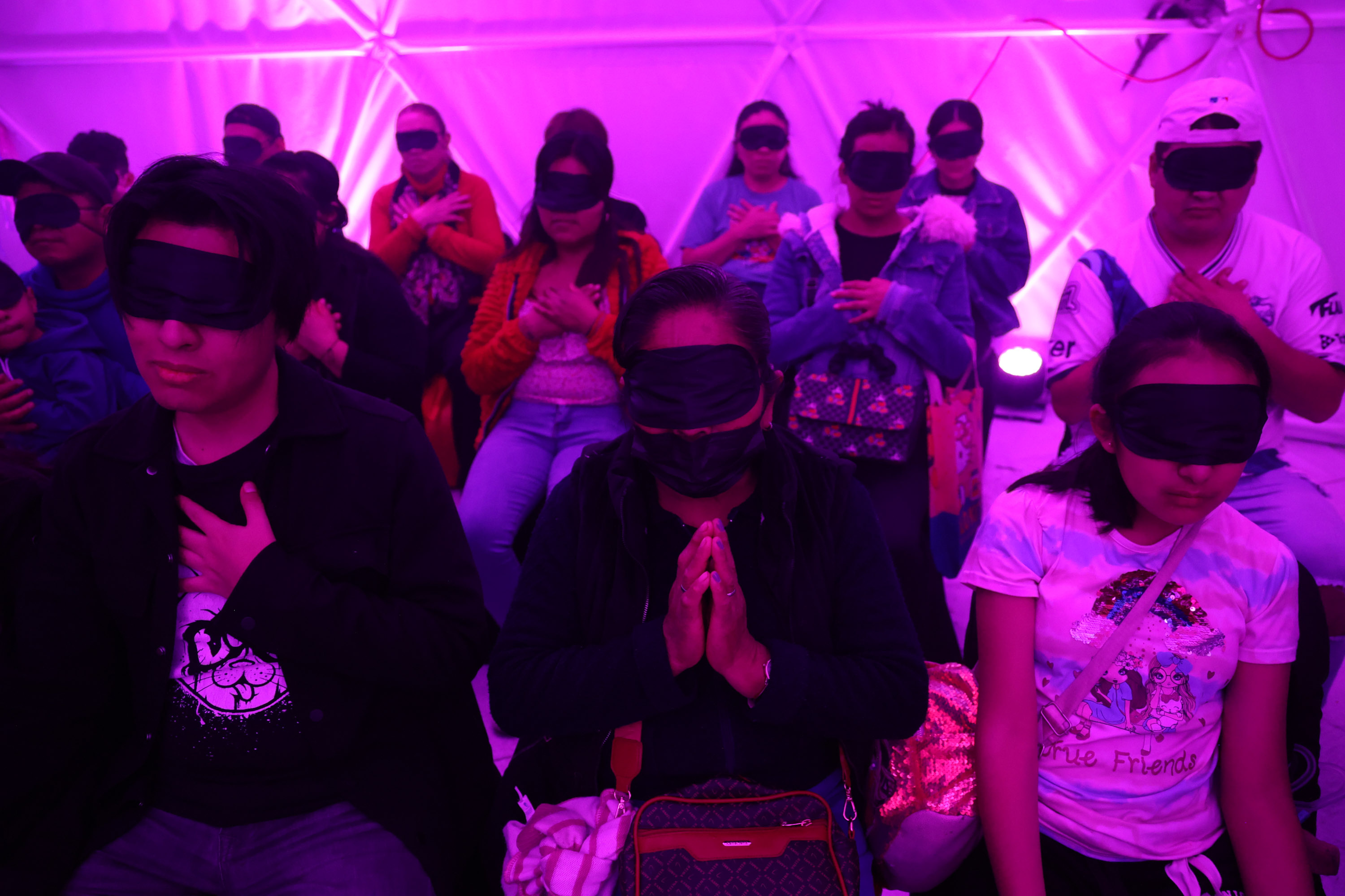 VIDEO Escápate al Domo Sensorial Navideño en Puebla Capital