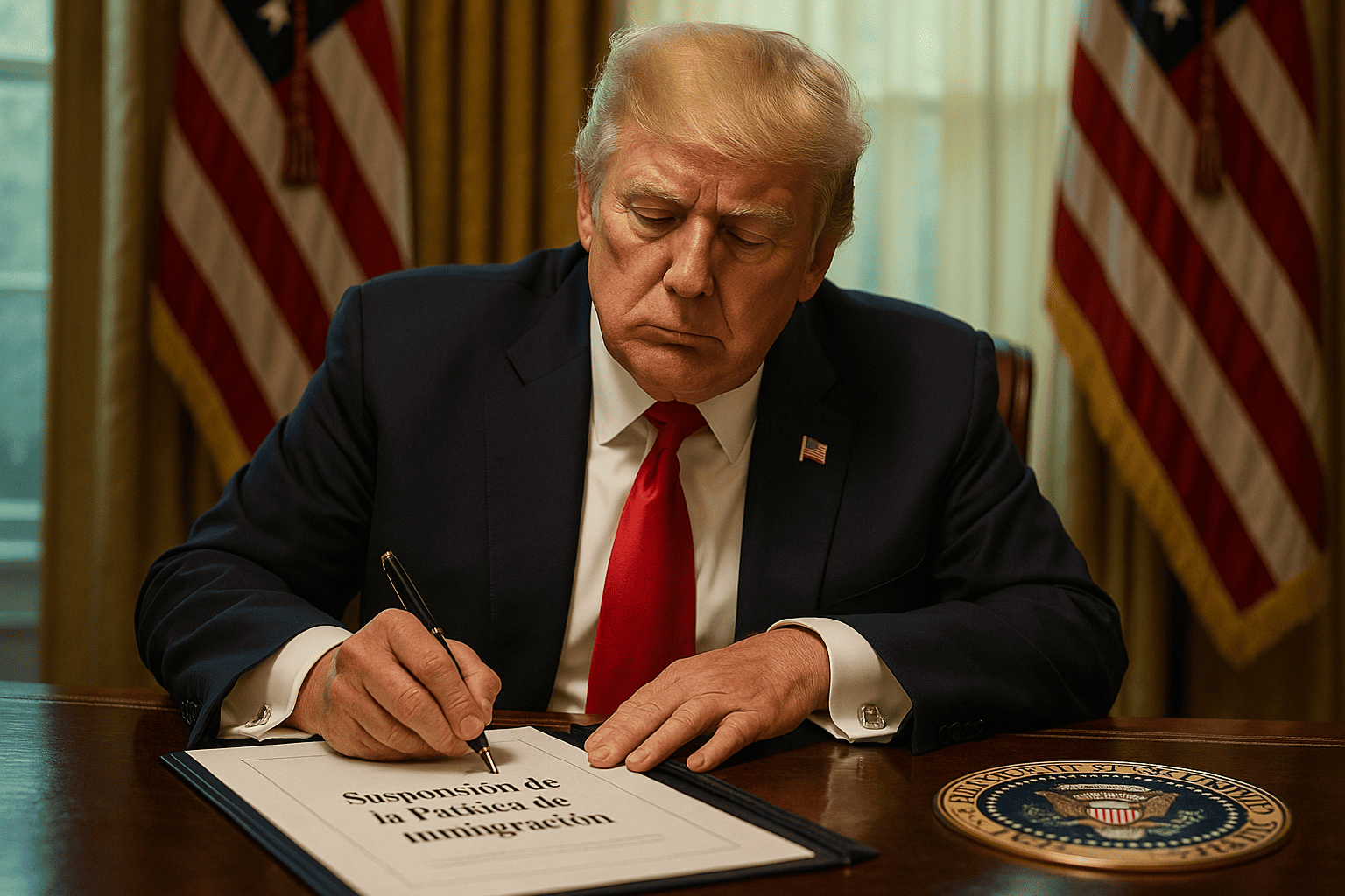 Trump suspende solicitudes de residencia y ciudadanía para personas de 19 países considerados de alto riesgo