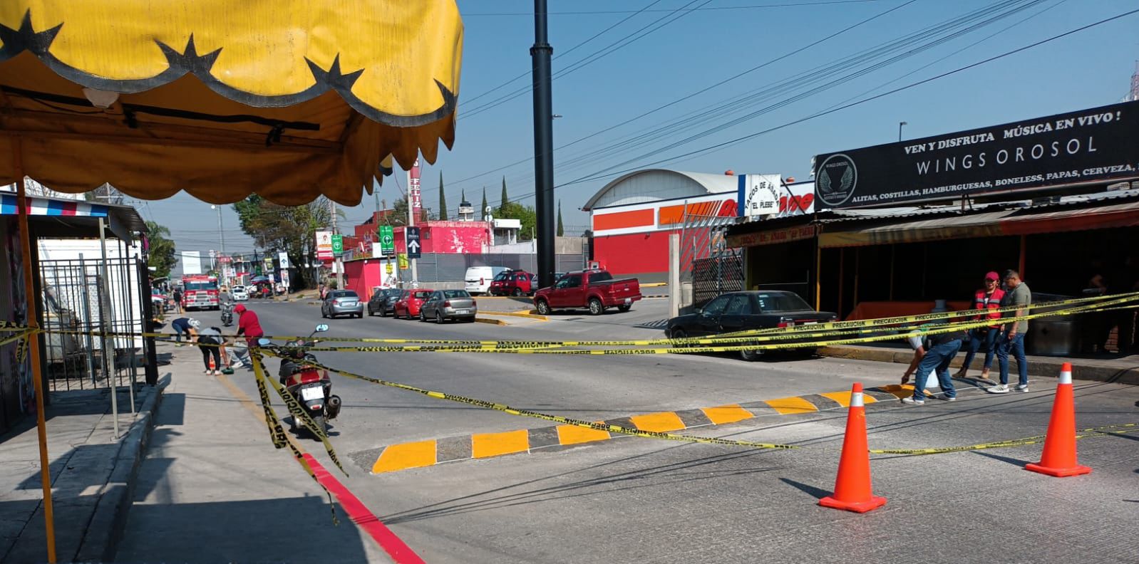 Realizan pintas de cebras para garantizar pasos seguros en Cuautlancingo