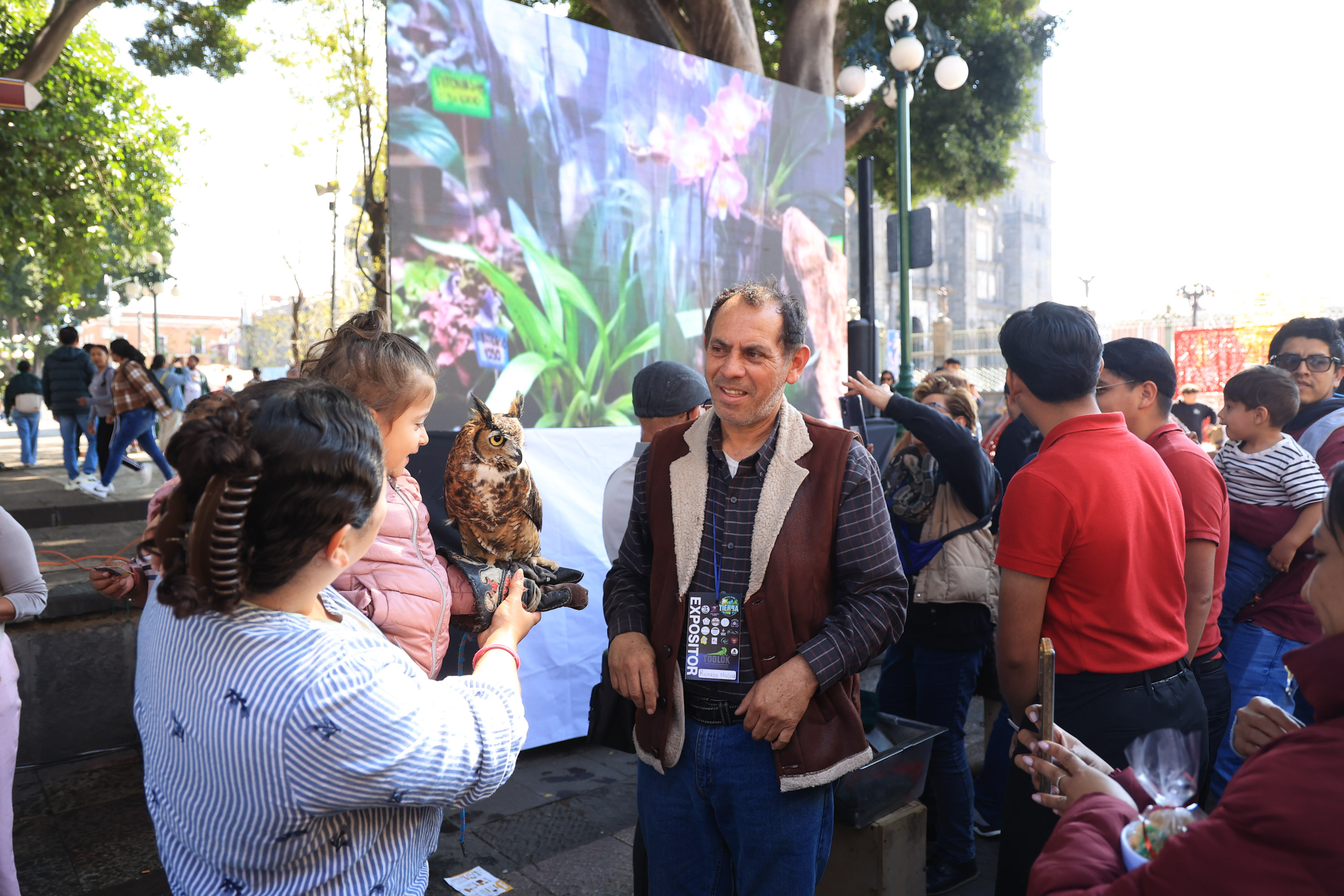 VIDEO Buena repuesta en Puebla a la Expo Unidos por la Tierra 