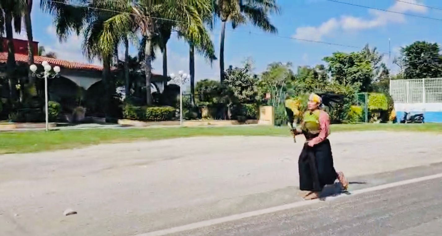 Peregrinos comienzan a recorrer carreteras de Atlixco rumbo al 12 de diciembre