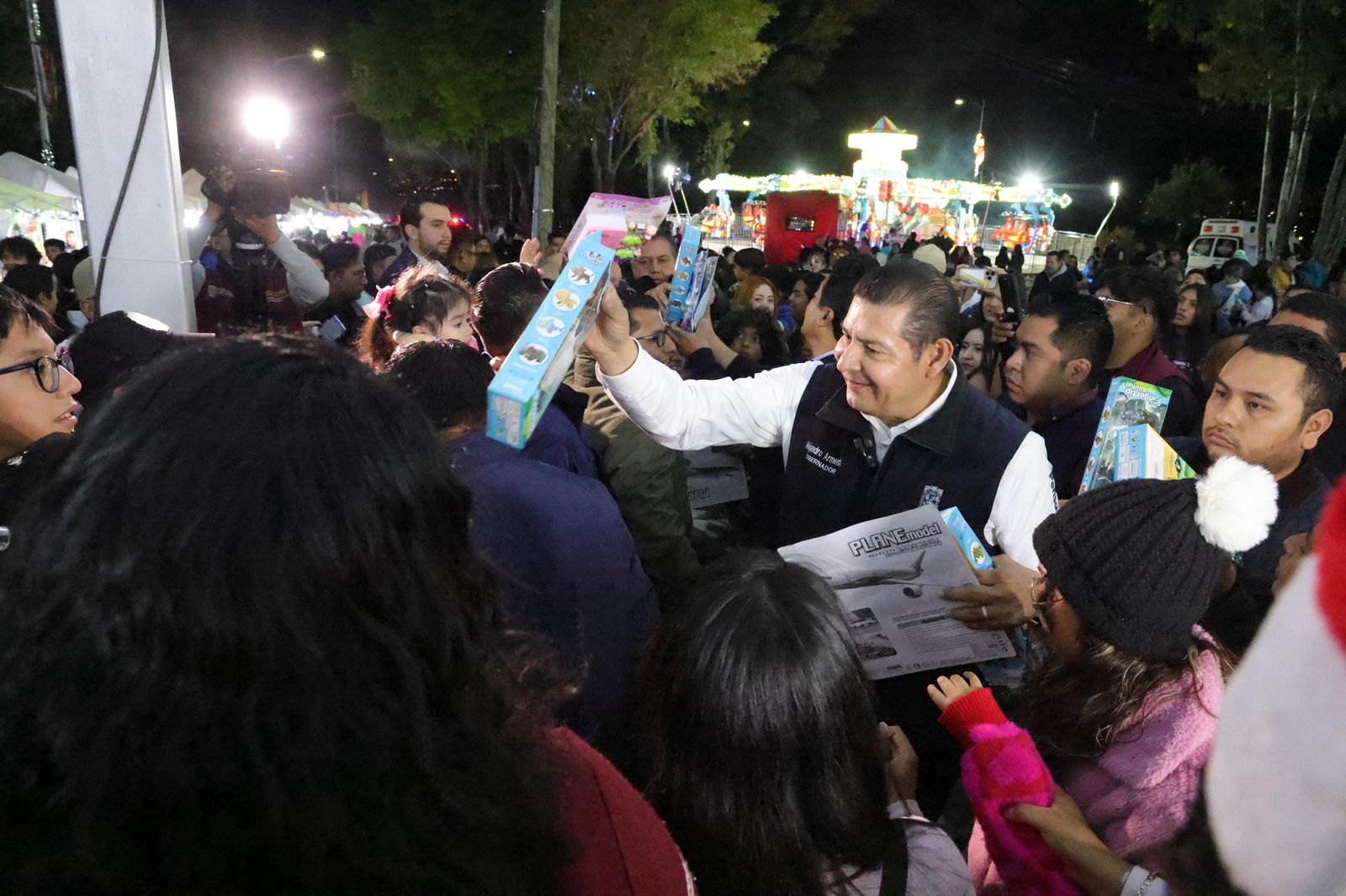 Con la entrega de cinco mil juguetes, genera bienestar y felicidad el Gobierno de Puebla 