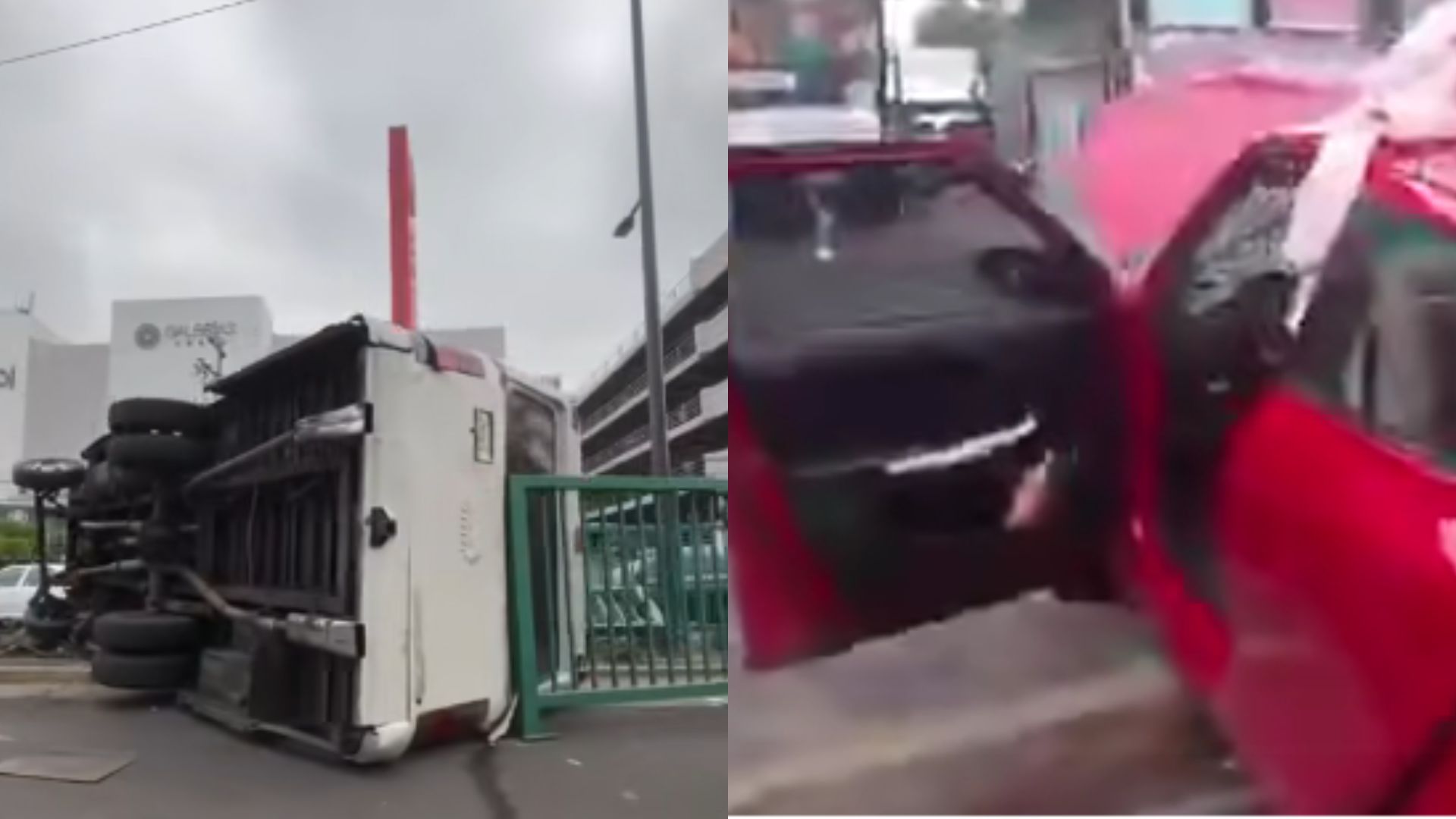 Choque entre microbús y tres automóviles, en la CDMX, dejó cinco heridos