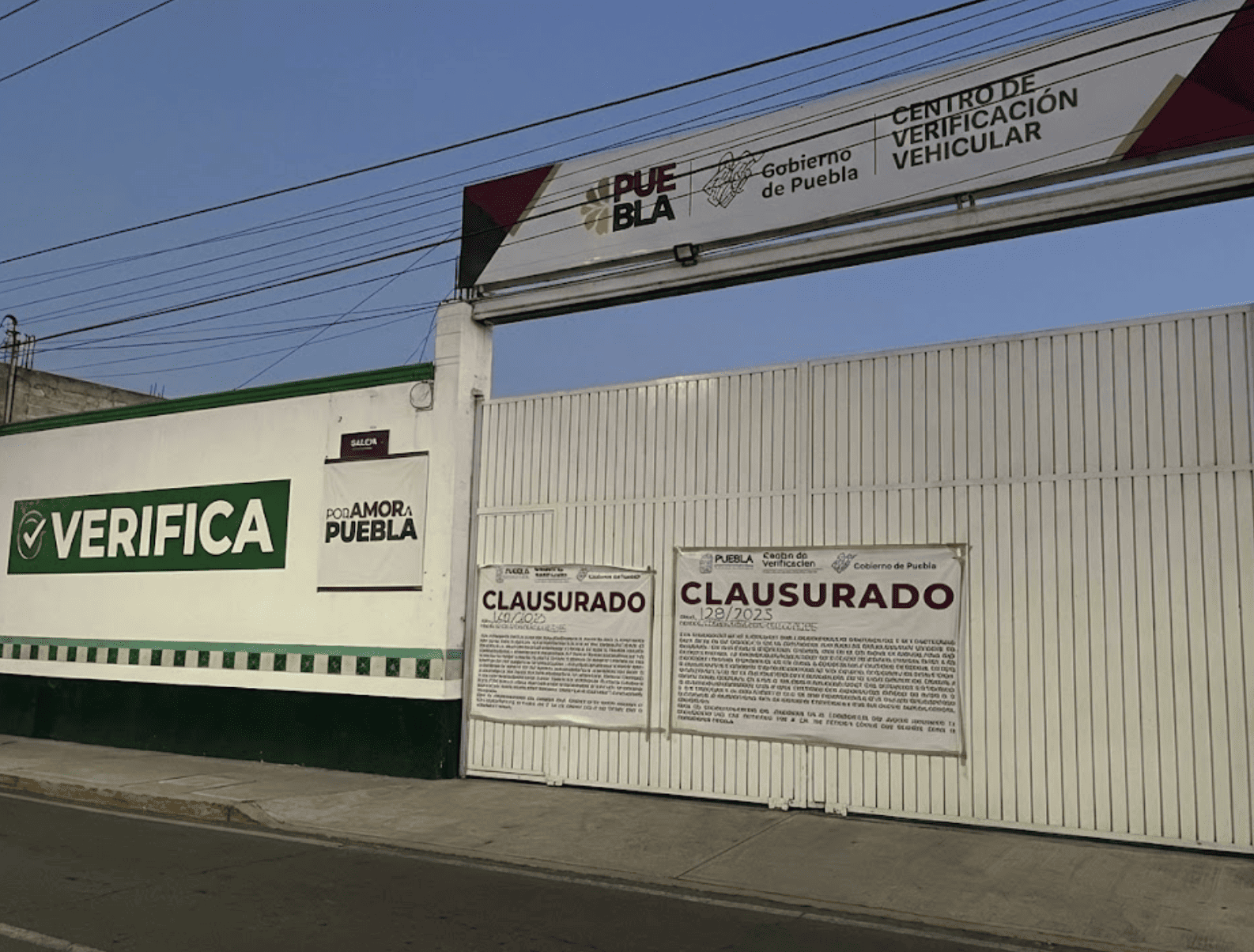 Clausuran por segunda vez el verificentro de San Martín Texmelucan en menos de un año