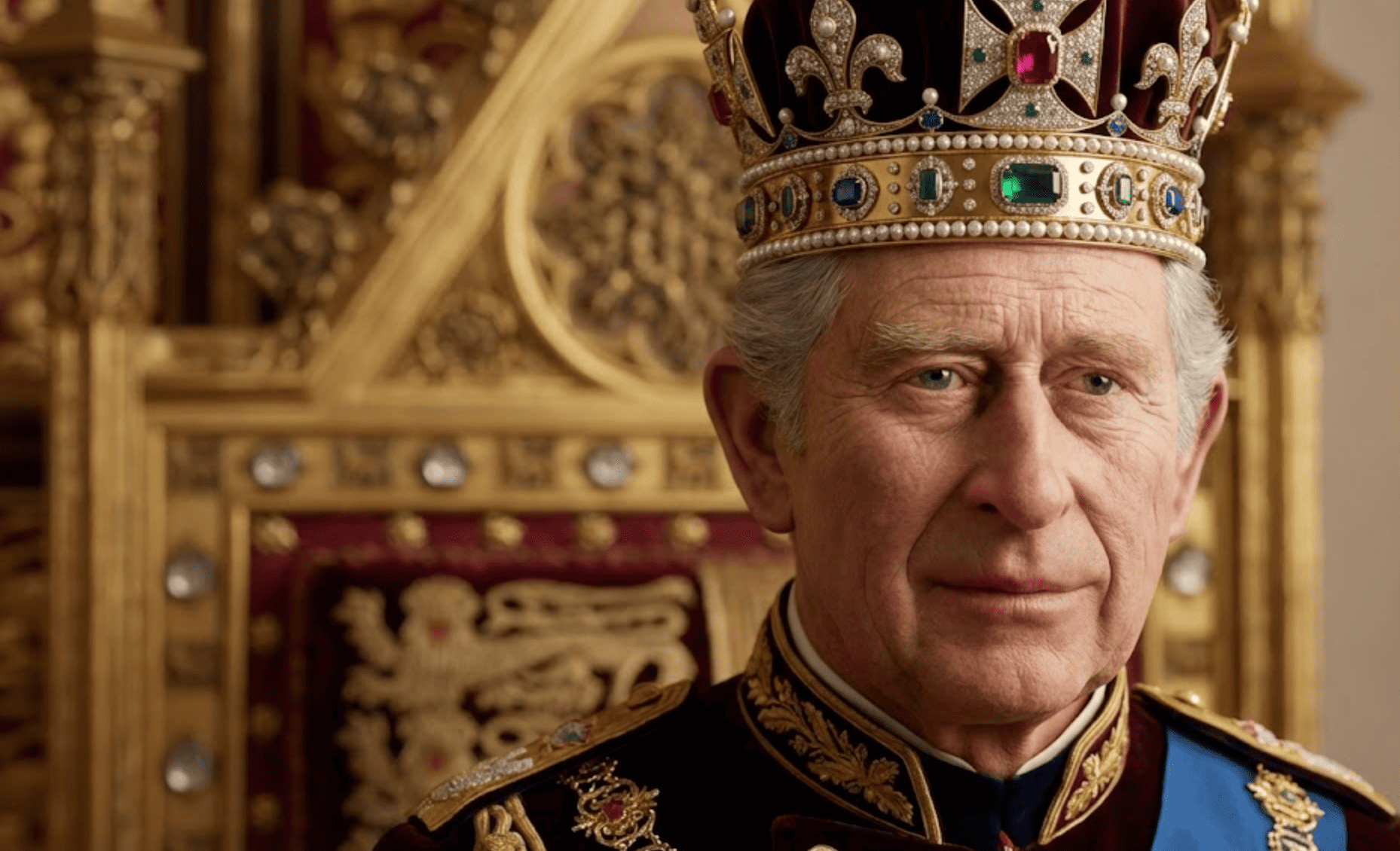 Arrojan comida a vitrina de la Corona Imperial del rey Carlos III; Hay cuatro detenidos en Londres