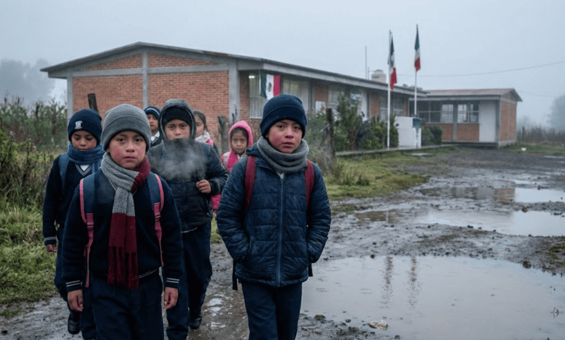 SEP suspende clases en 64 municipios de Puebla por el frente frío número 19