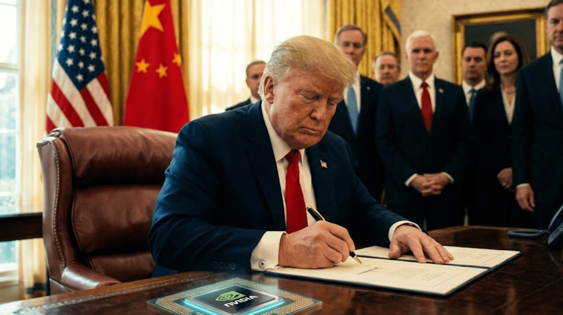 Trump autoriza a Nvidia vender chips de IA a China a cambio del 25% de las ventas