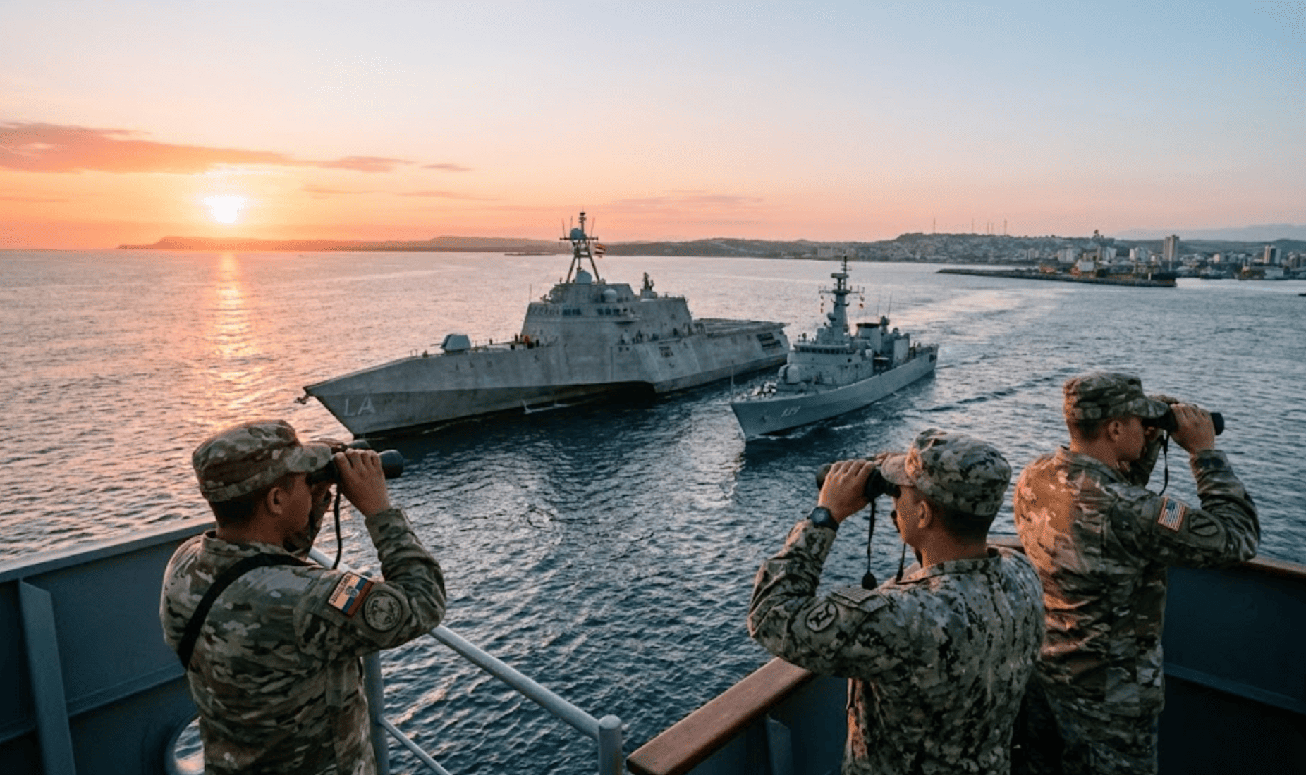 Ecuador y Estados Unidos lanzan operaciones conjuntas para reforzar la lucha contra el narcotráfico en el Pacífico