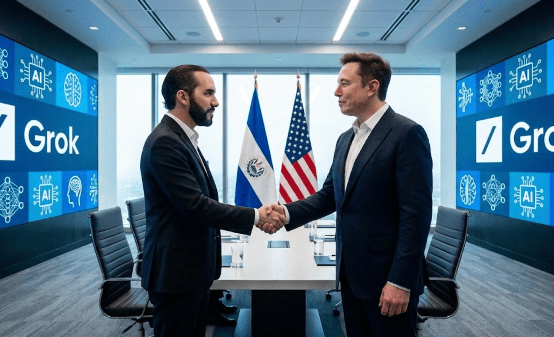 Elon Musk y Nayib Bukele lanzan el primer programa educativo mundial impulsado por IA en El Salvador