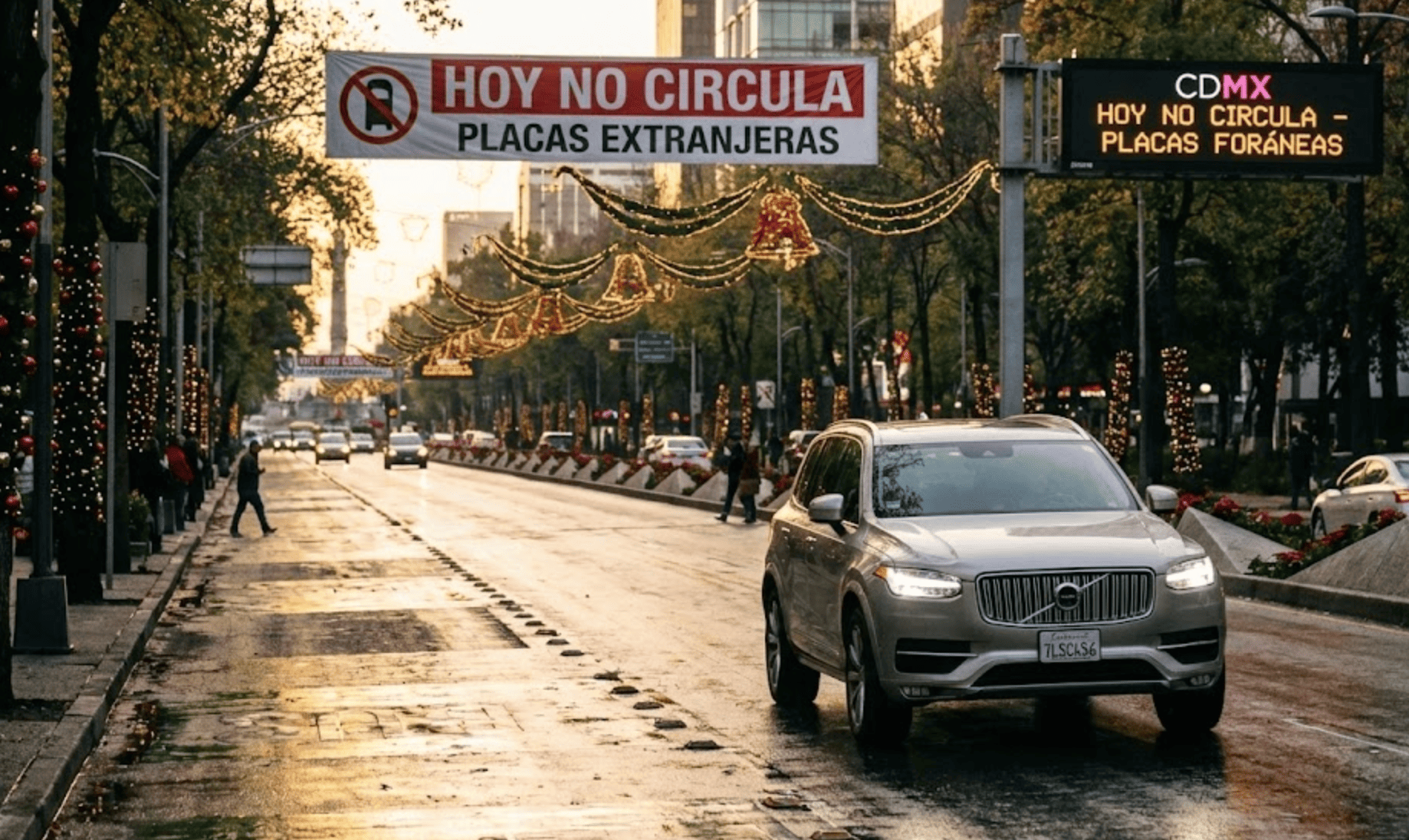 Estos vehículos quedarán exentos del Hoy No Circula durante la temporada navideña