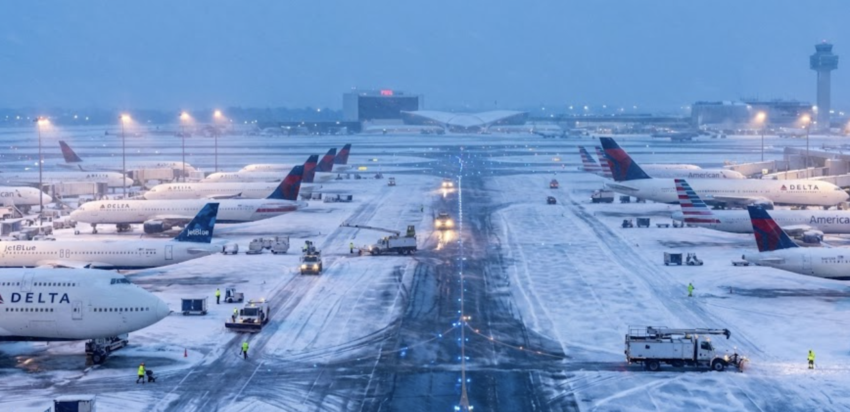 Tormenta invernal paraliza el noreste de Estados Unidos: más de 1.500 vuelos cancelados