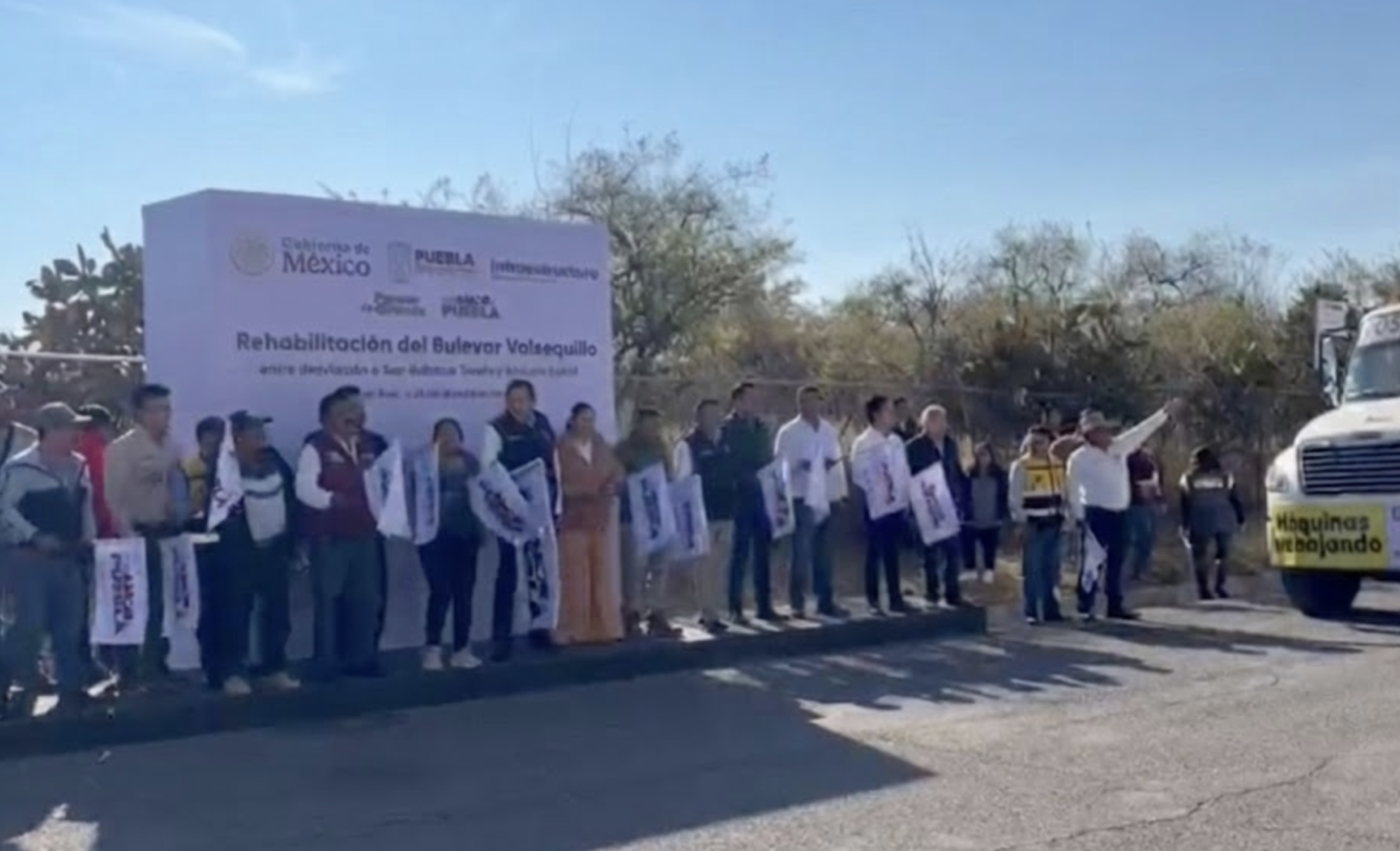 Arranca rehabilitación del Bulevar Valsequillo, beneficiará a más de 133 mil habitantes